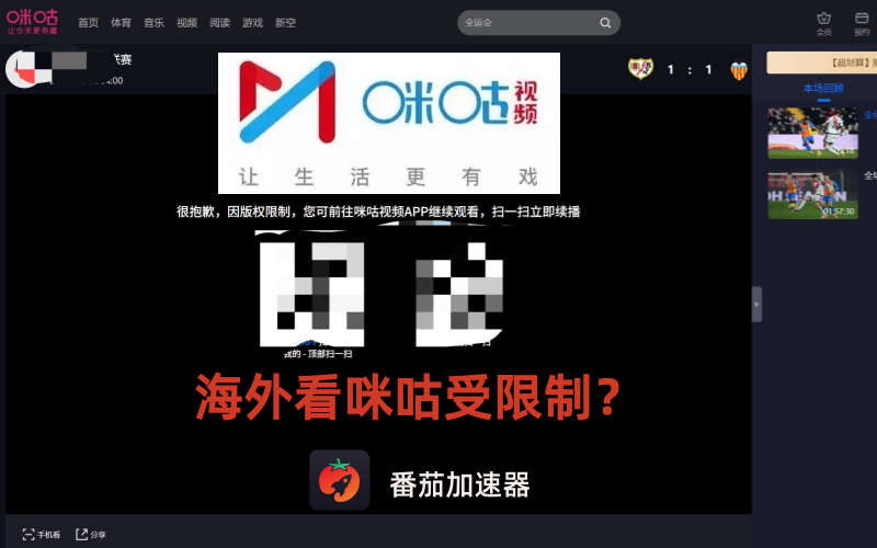 咪咕海外看不了教程